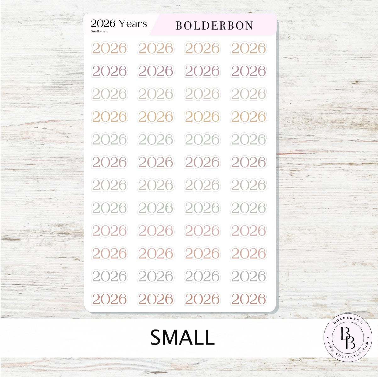 2026 AESTHETIC Year Stickers || Minimal Planner and Journal Setup