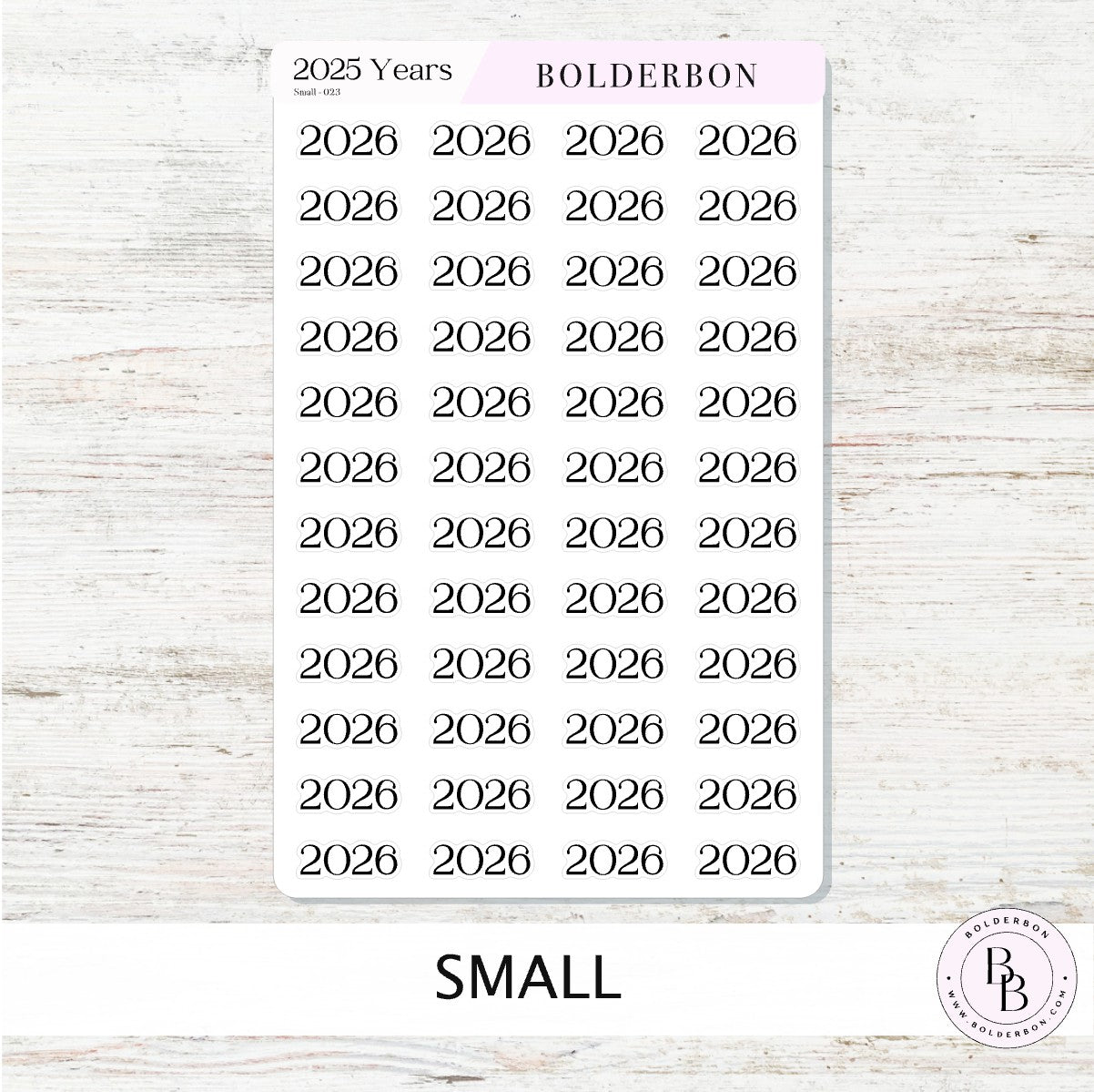 2026 BLACK Year Stickers || Minimal Planner and Journal Setup