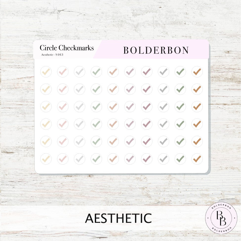 MINI CHECKMARK CIRCLES || Planner Stickers