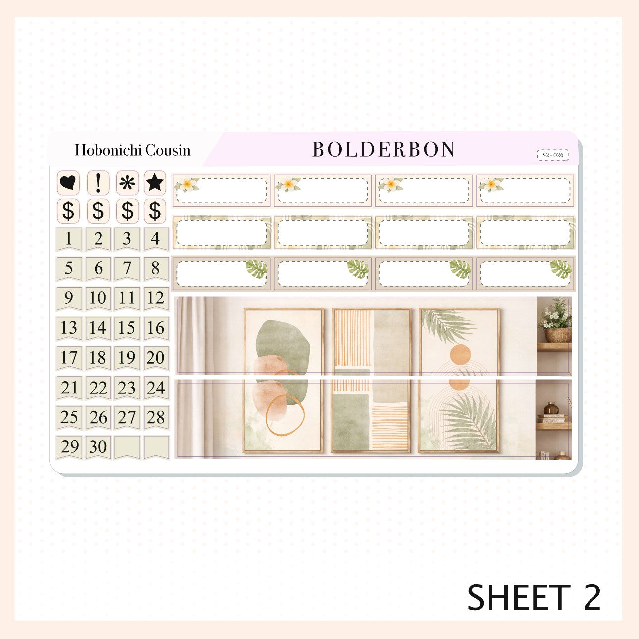 June • Hobonichi Cousin
