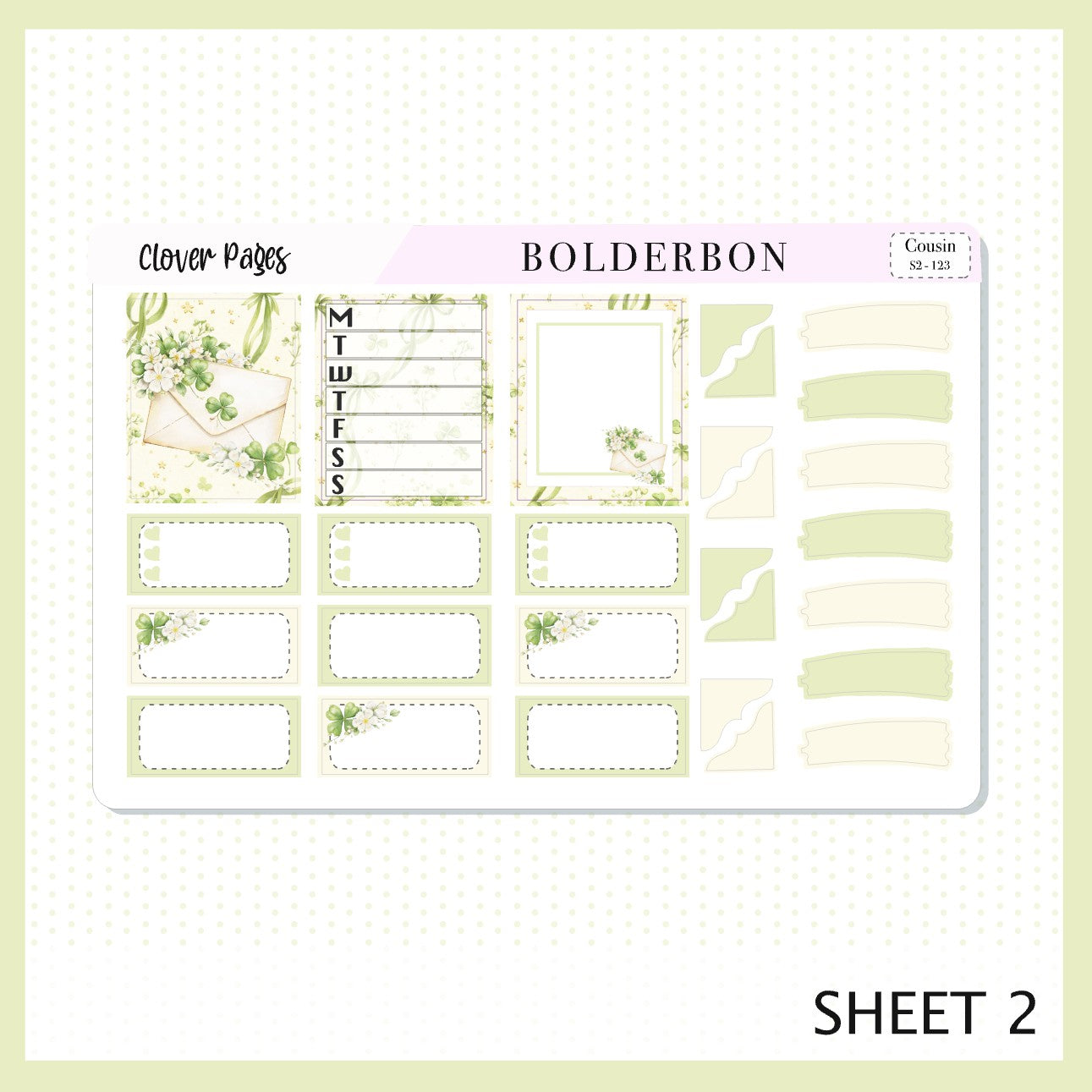 CLOVER PAGES || A5 Hobonichi Cousin