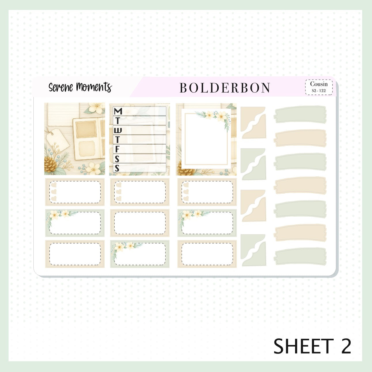 SERENE MOMENTS || A5 Hobonichi Cousin