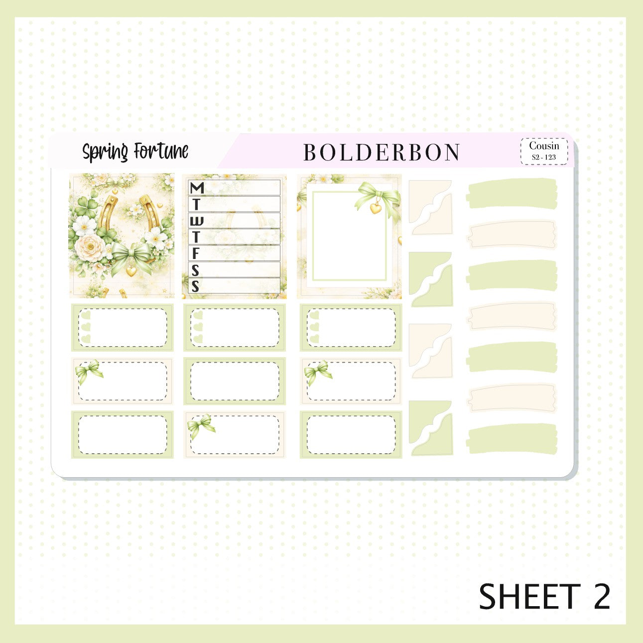 SPRING FORTUNE || A5 Hobonichi Cousin