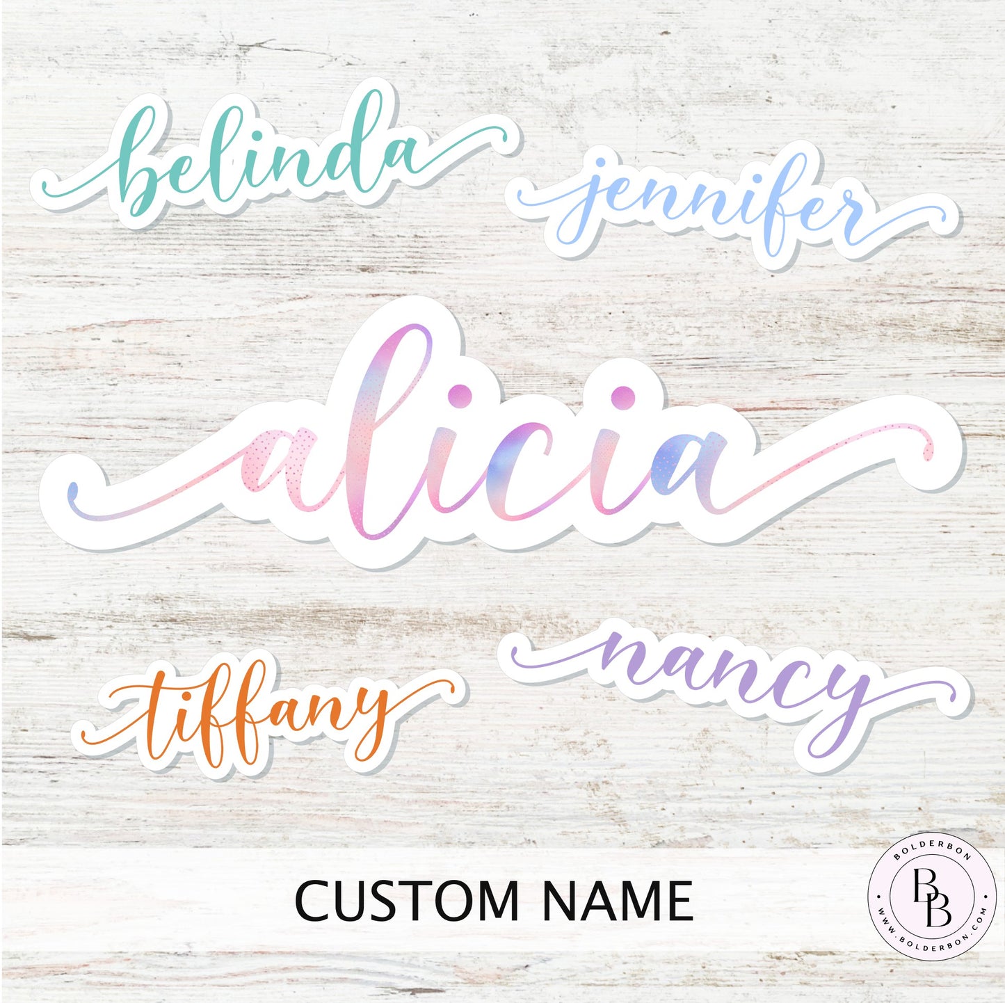 Custom Name Stickers || Custom Word Text Personalized Labels