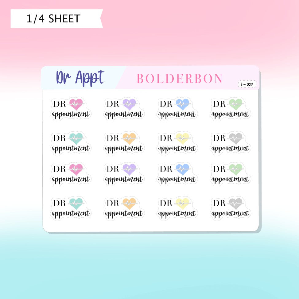 DR APPOINTMENT || Planner Stickers
