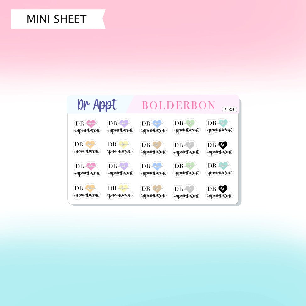 DR APPOINTMENT || Planner Stickers