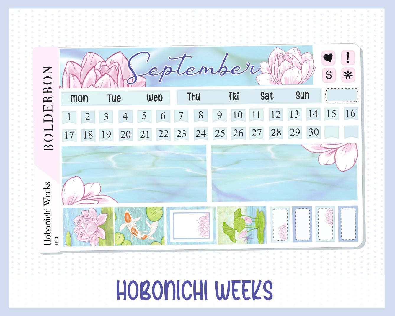 September Hobonichi Weeks