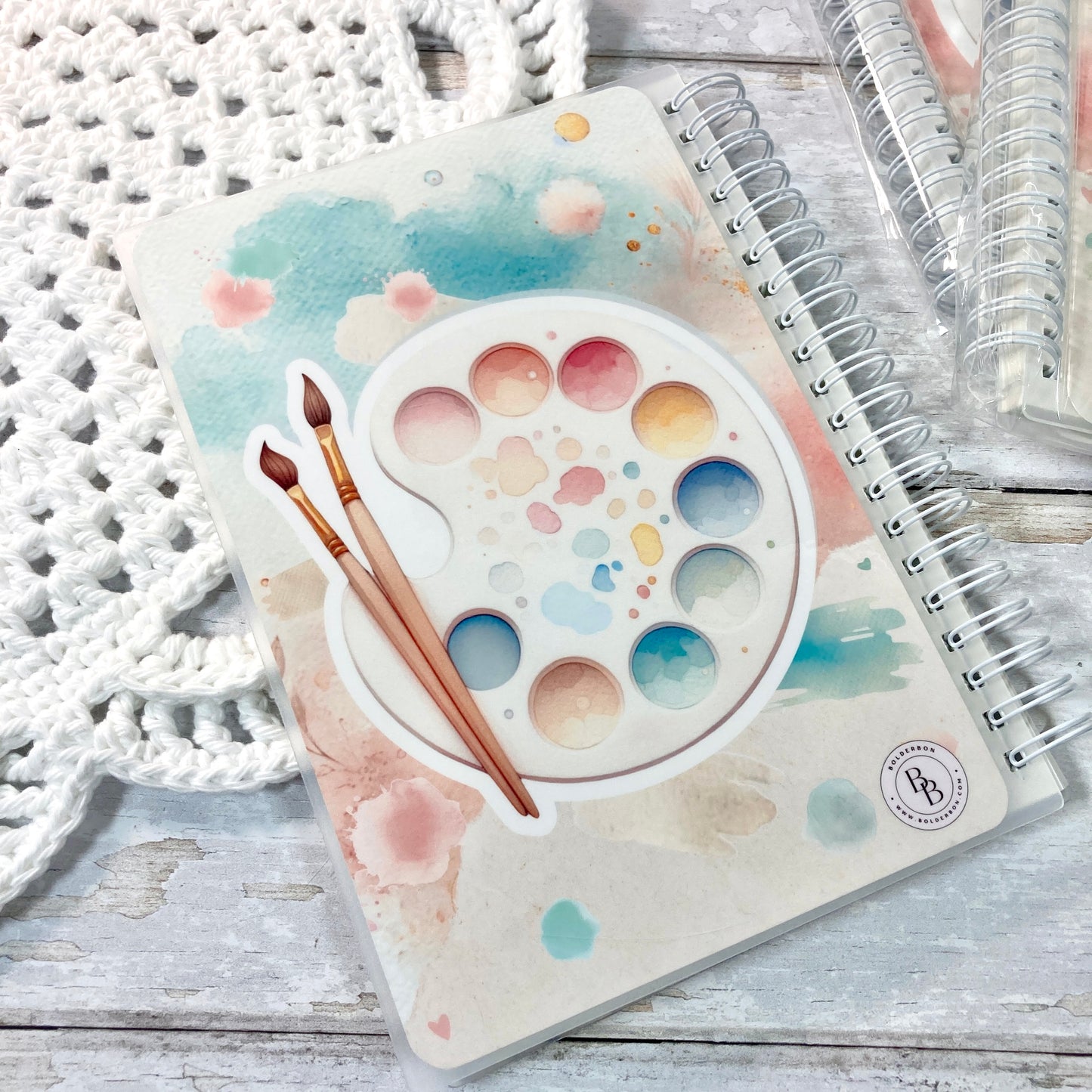 PAINT YOUR DREAMS Reusable Sticker Album || 5x7 Coil Bound Sticker Book, Perfect Gift for Art Lover