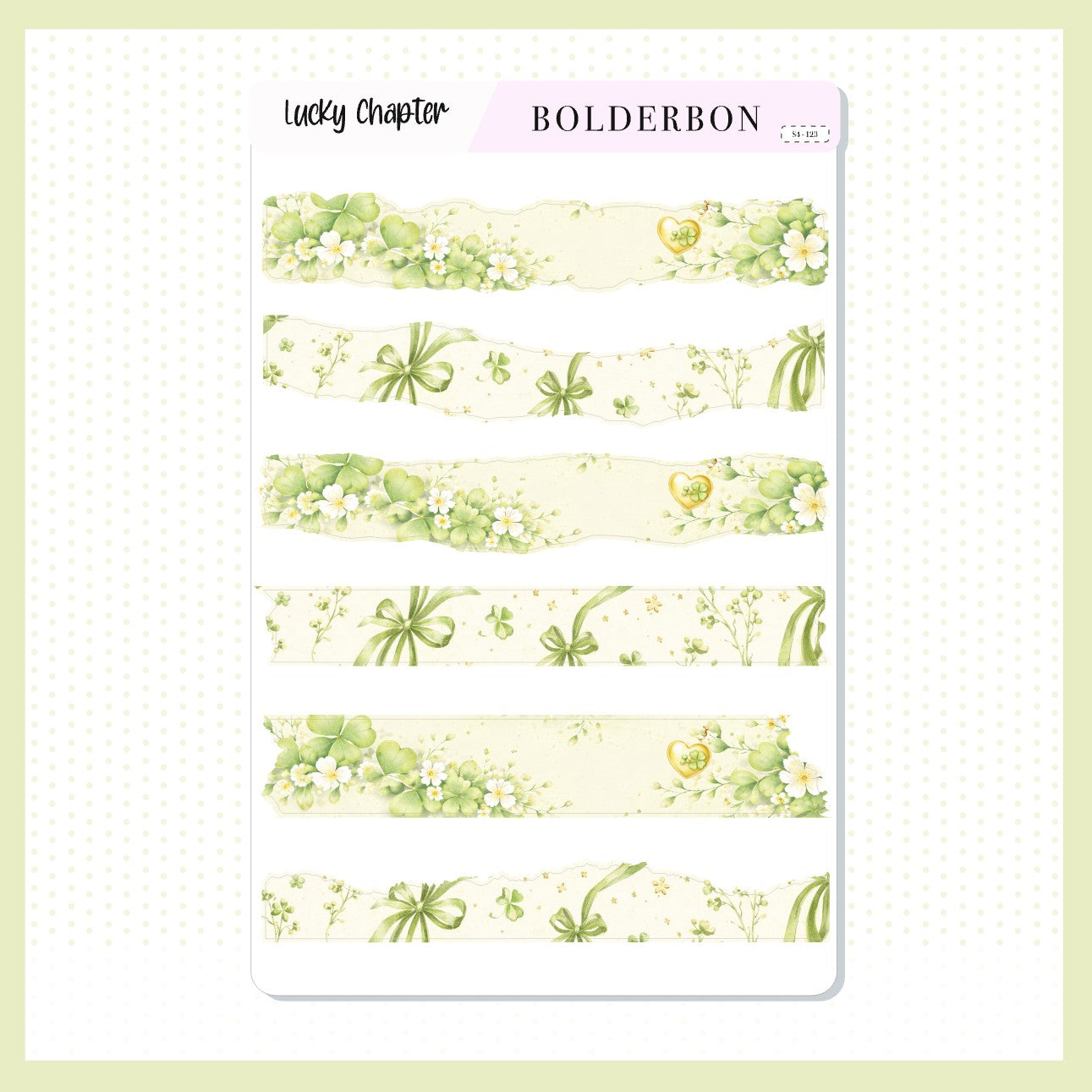 LUCKY CHAPTER || Washi Journal Stickers