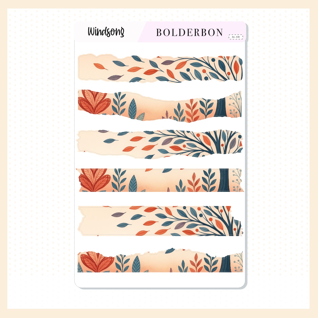 WINDSONG || Washi Journal Stickers