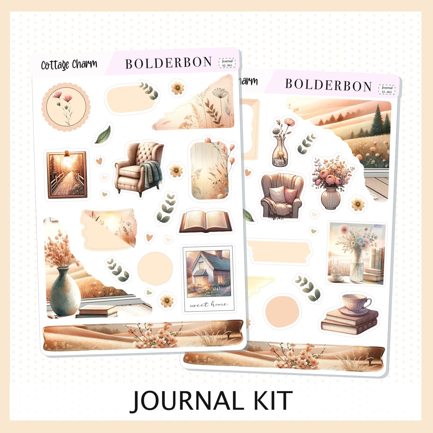 Journal Sticker Kit || COTTAGE CHARM