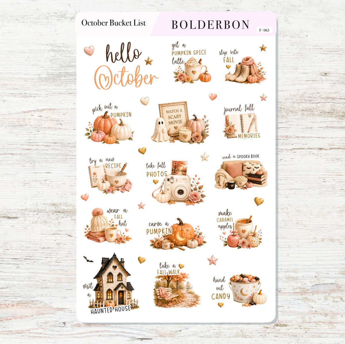 October Bucket List