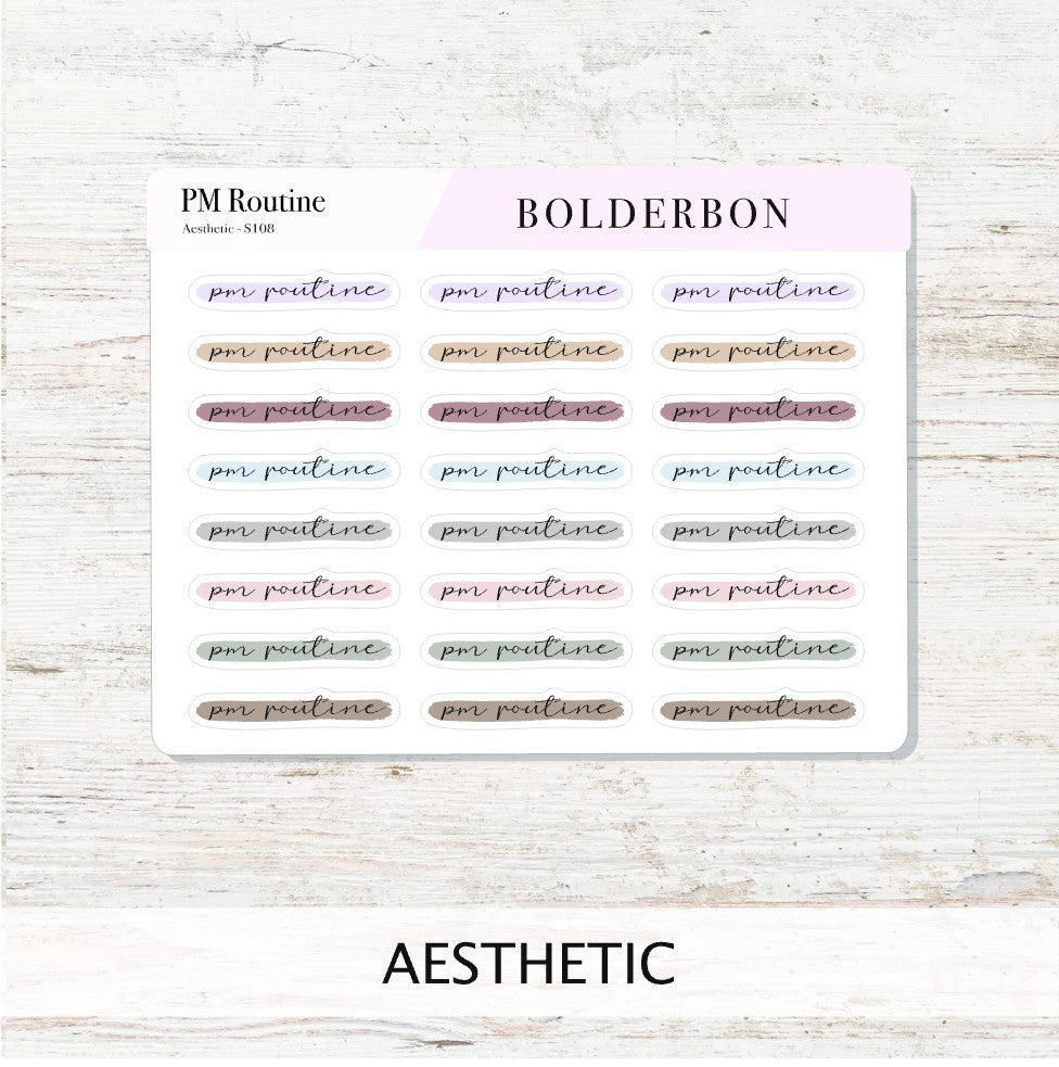 PM ROUTINE || Highlighted Script, Clear or Matte White