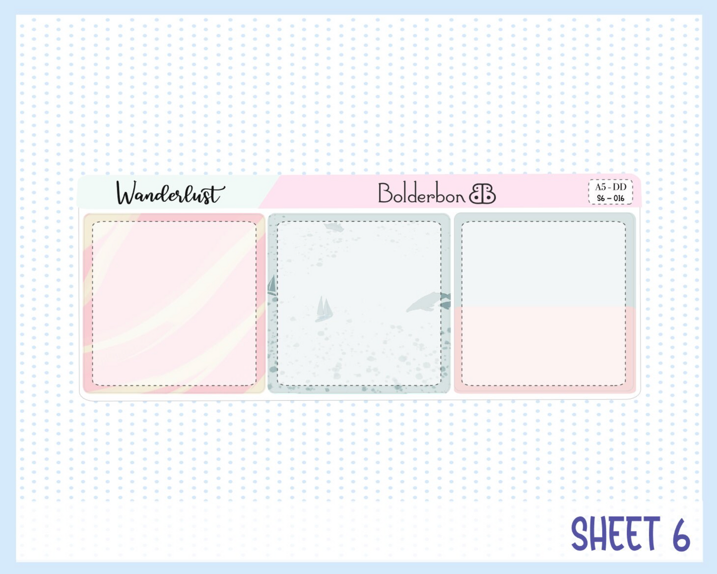 WANDERLUST || A5 Daily Duo Planner Sticker Kit