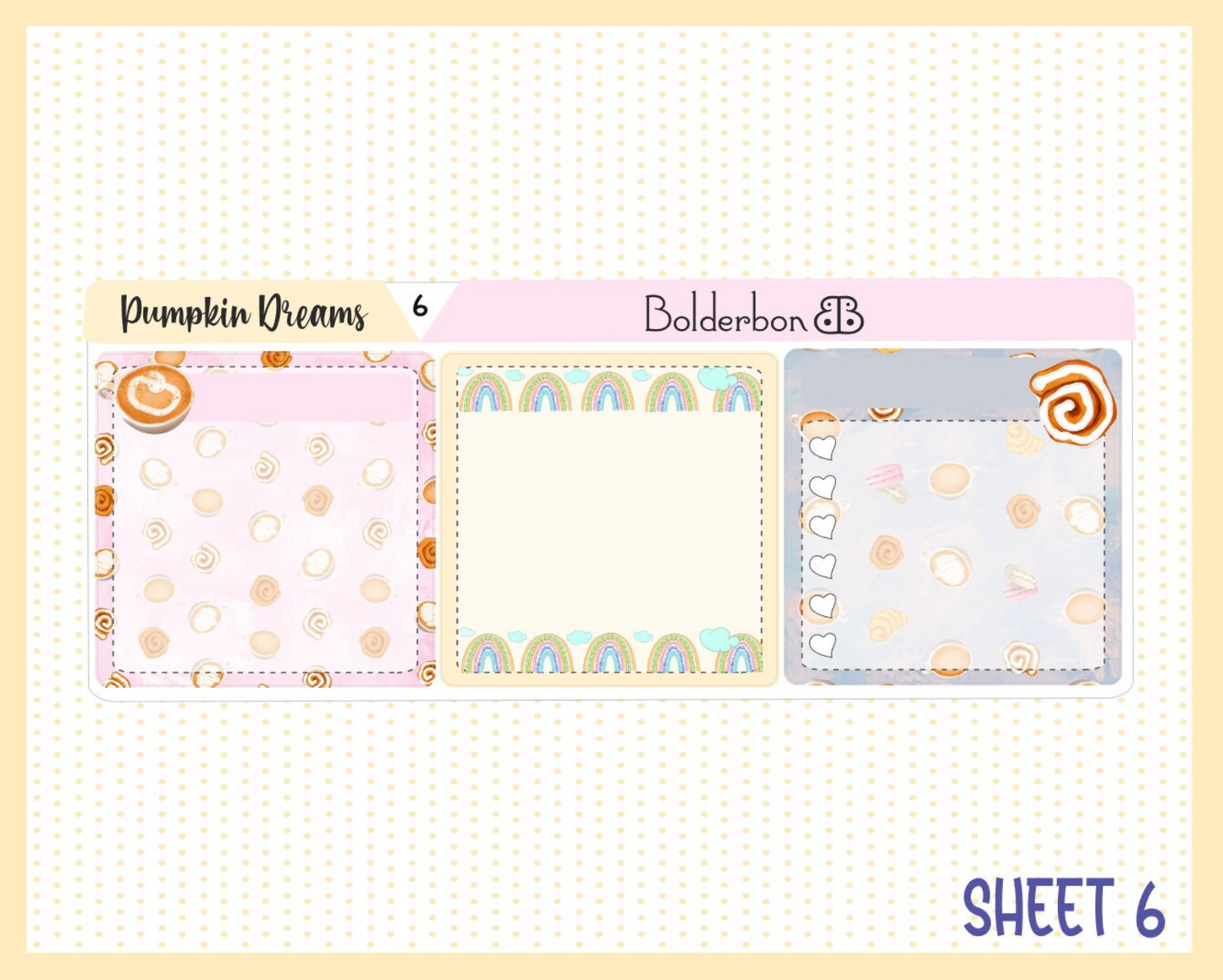 PUMPKIN DREAMS || A5 Daily Duo Planner Sticker Kit
