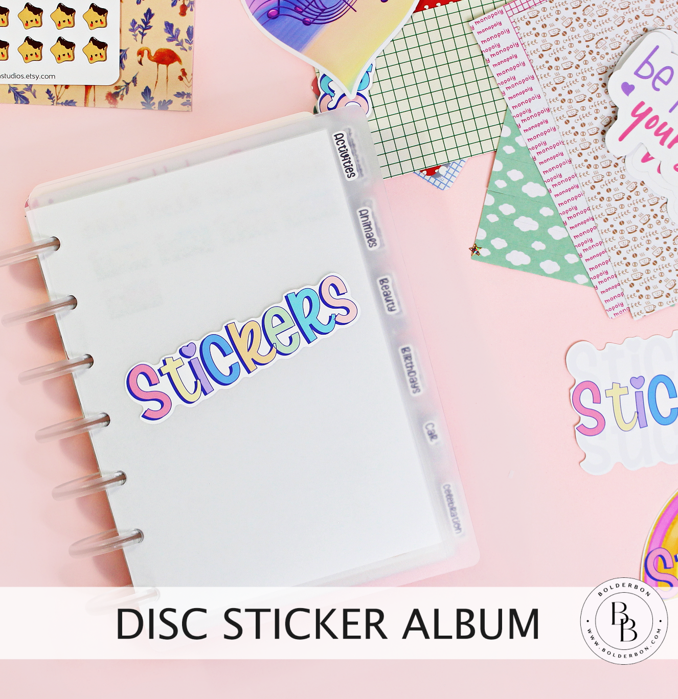 DISC STICKER ALBUM BUNDLE