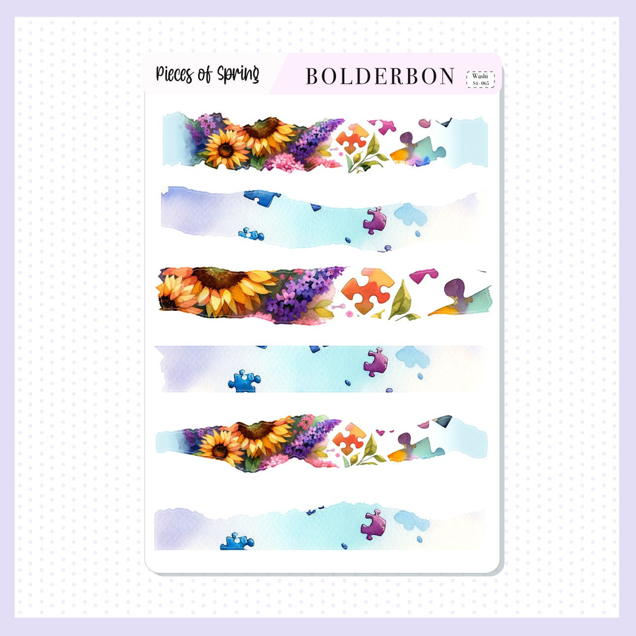Washi Journal Stickers || Pieces of Spring