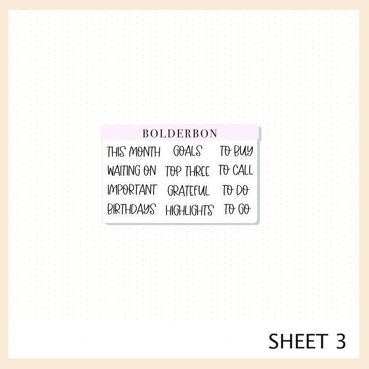 JUNE - A5 NOTES KIT || Planner Sticker Kit for A5 Planners and Notebooks