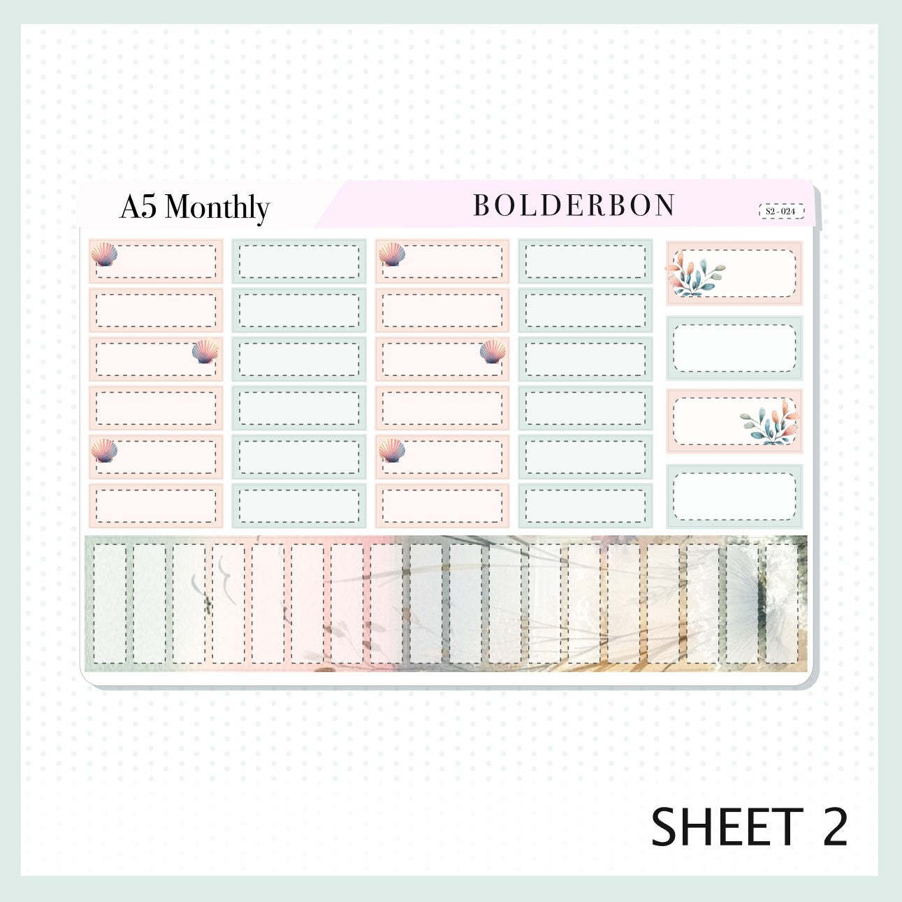 JUNE A5 MONTHLY KIT || Planner Stickers for Erin Condren