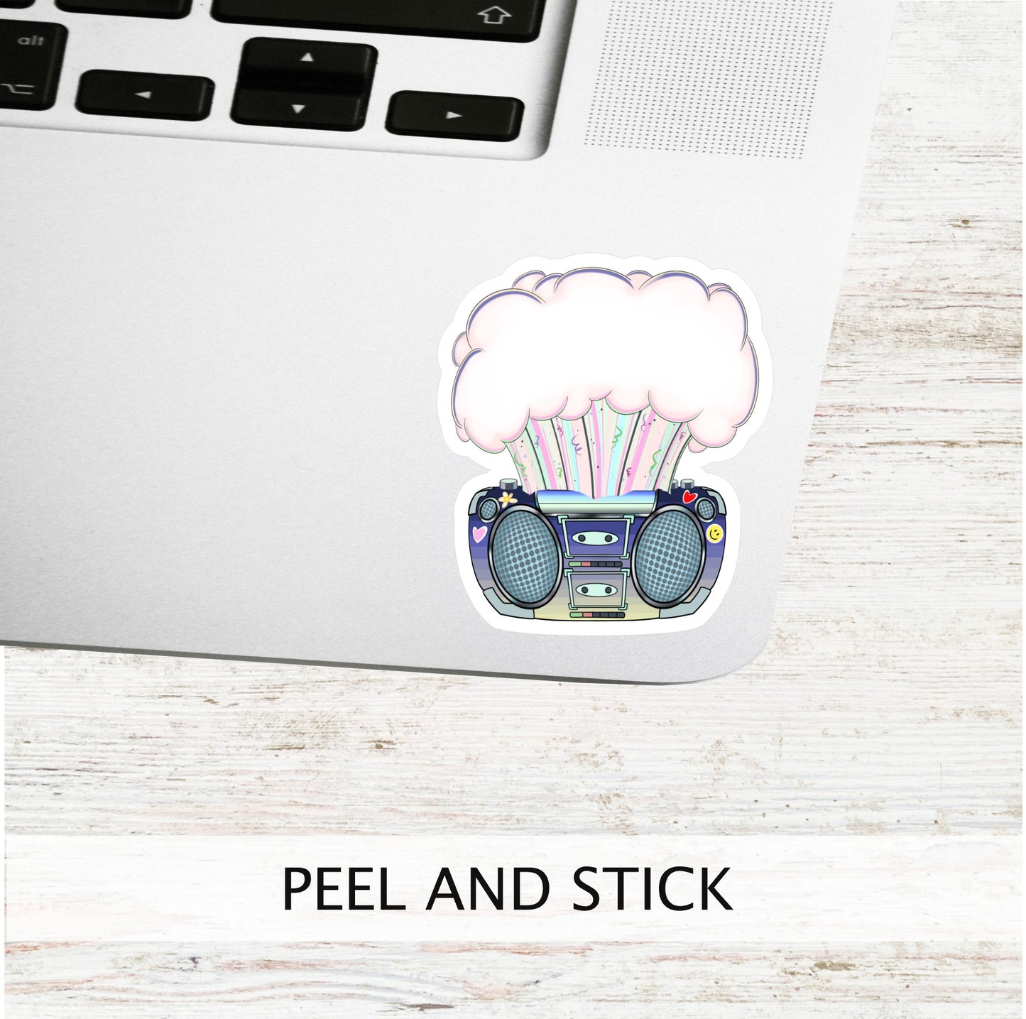 BOOMBOX || Cute Retro Vinyl Sticker