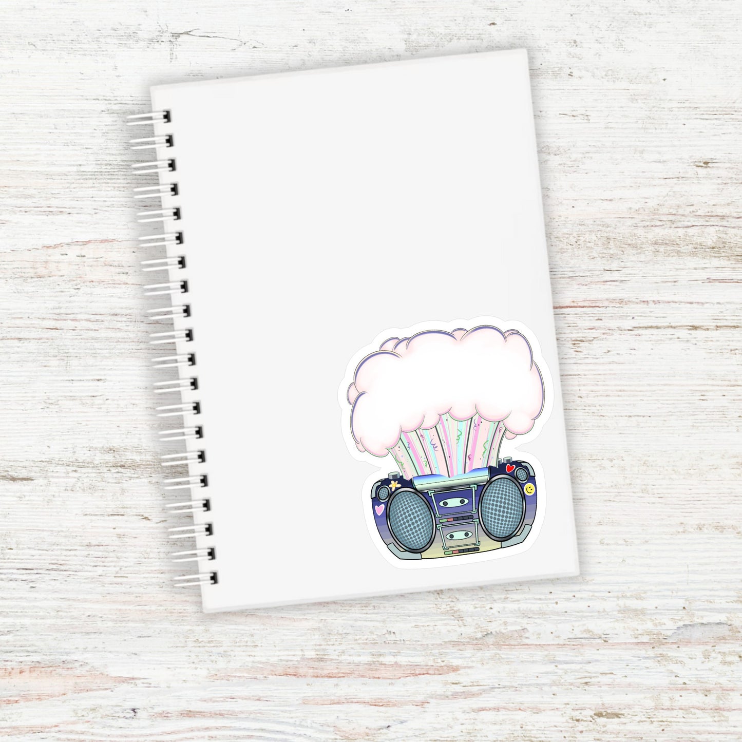 BOOMBOX || Cute Retro Vinyl Sticker