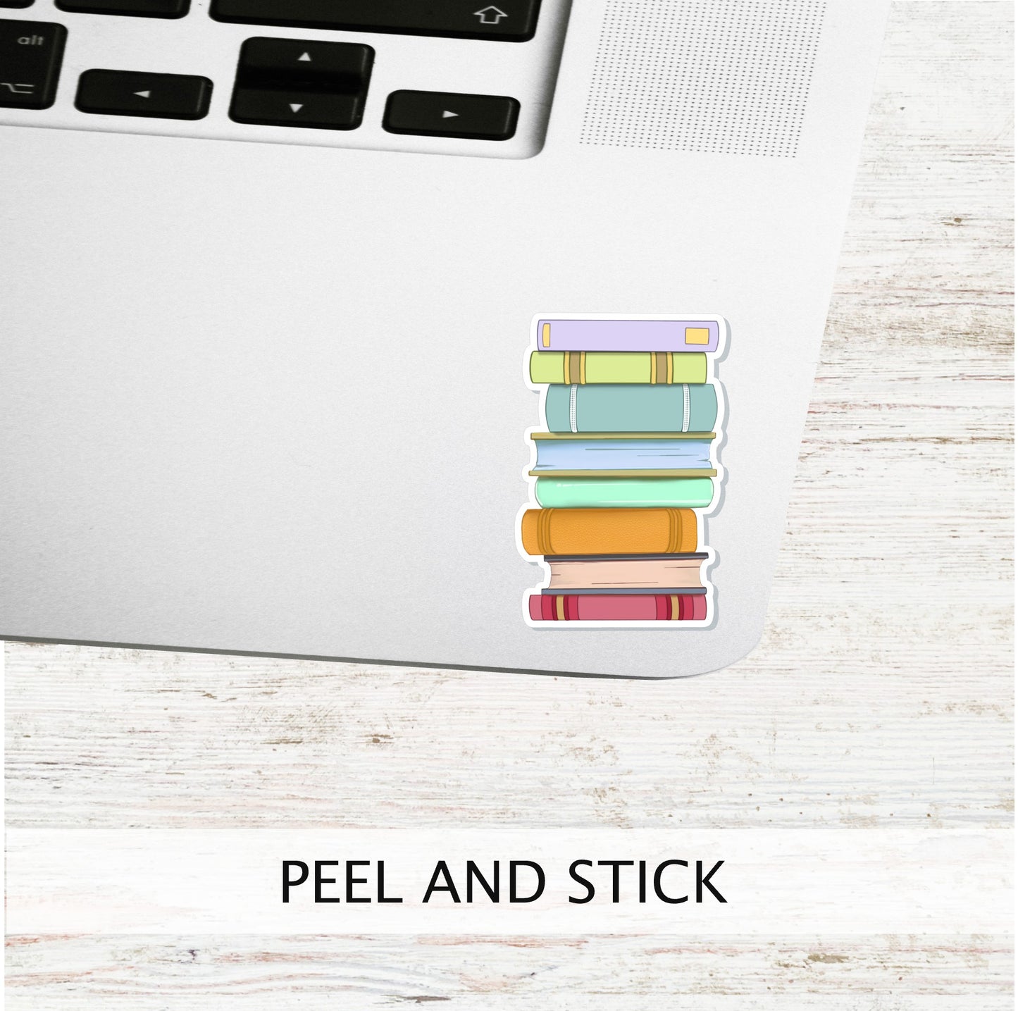 BOOK STACK || Vinyl Sticker