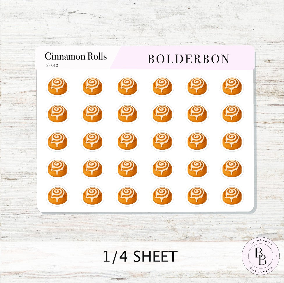 CINNAMON ROLLS || Cute Cinnamon Bun Icon Stickers