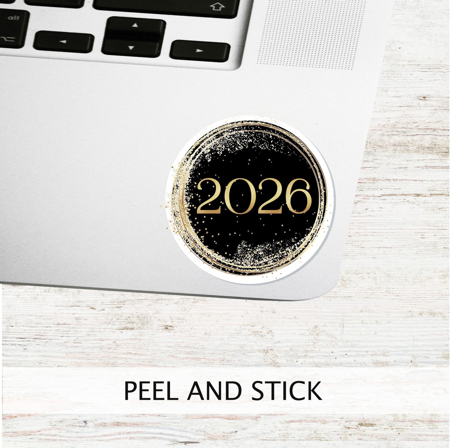 2026 CIRCLE STICKER || Elegant Circle Vinyl Decal for Journals, Notebooks & Planners and More!