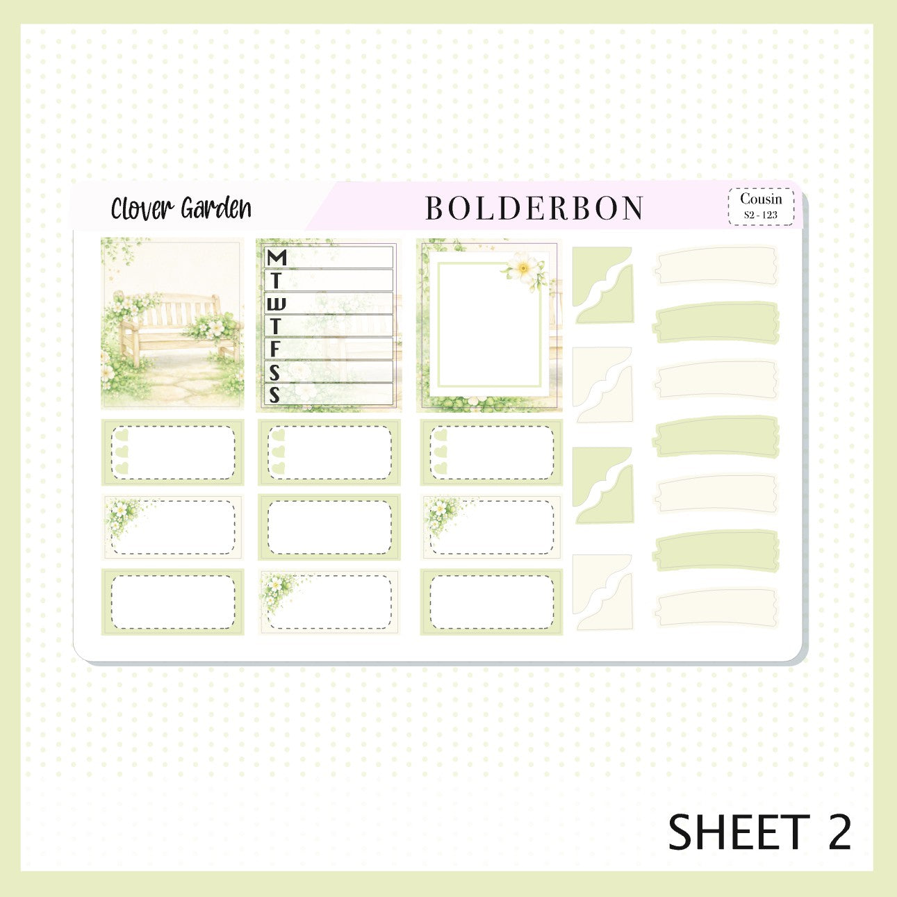 CLOVER GARDEN || A5 Hobonichi Cousin