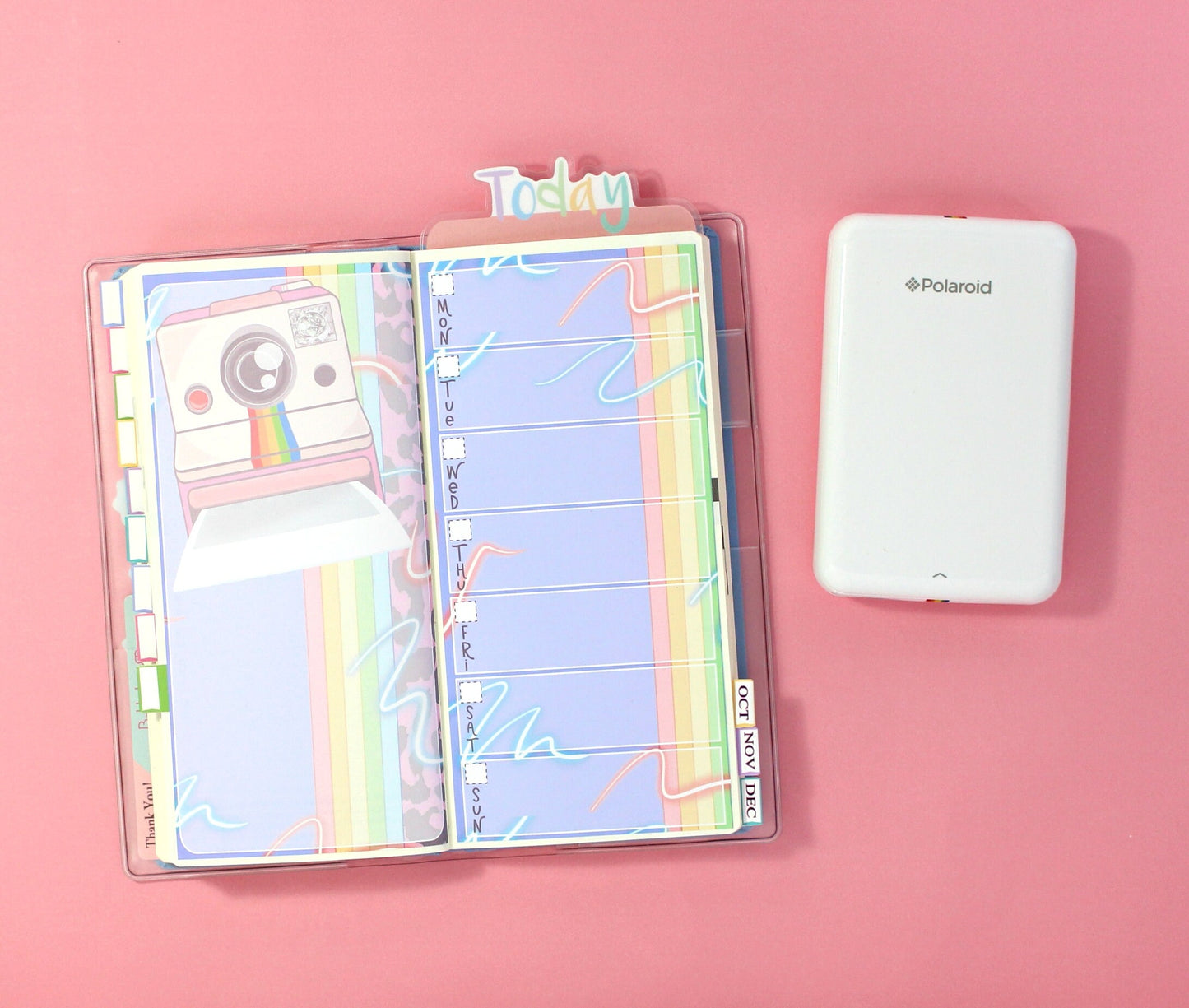 POLAROID || Hobonichi Weeks Planner Sticker Kit