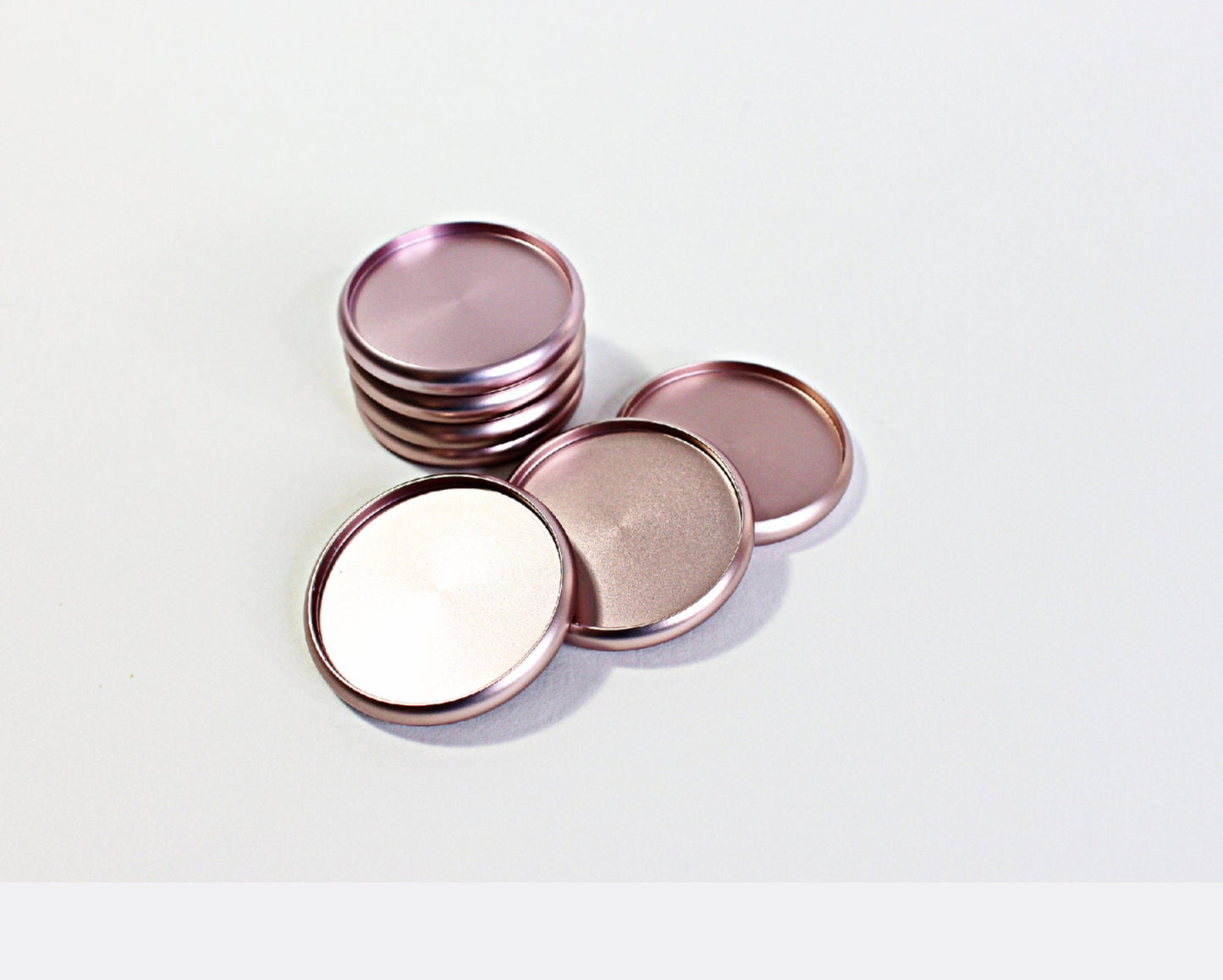 Rose Gold Planner Discs • 1.5 Inch Aluminum