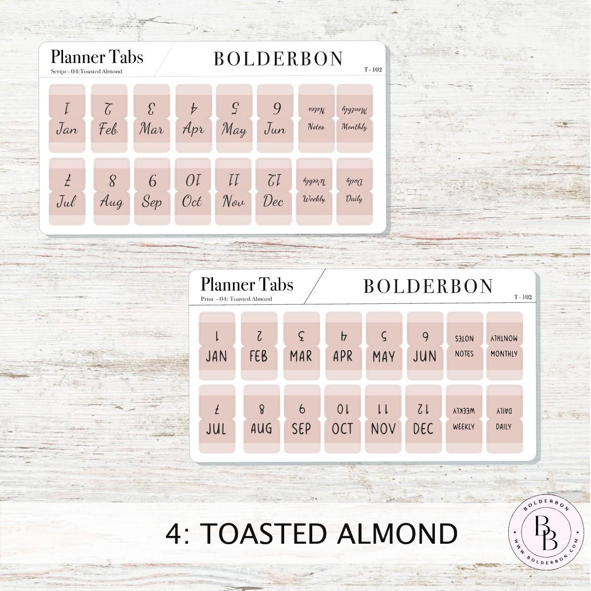 AESTHETIC PLANNER TABS || Hobonichi Tabs, Weeks, Cousin, A6, B6, Tab Dividers, Monthly Tabs, Tab Stickers, Divider Tabs, Colorful, Minimal