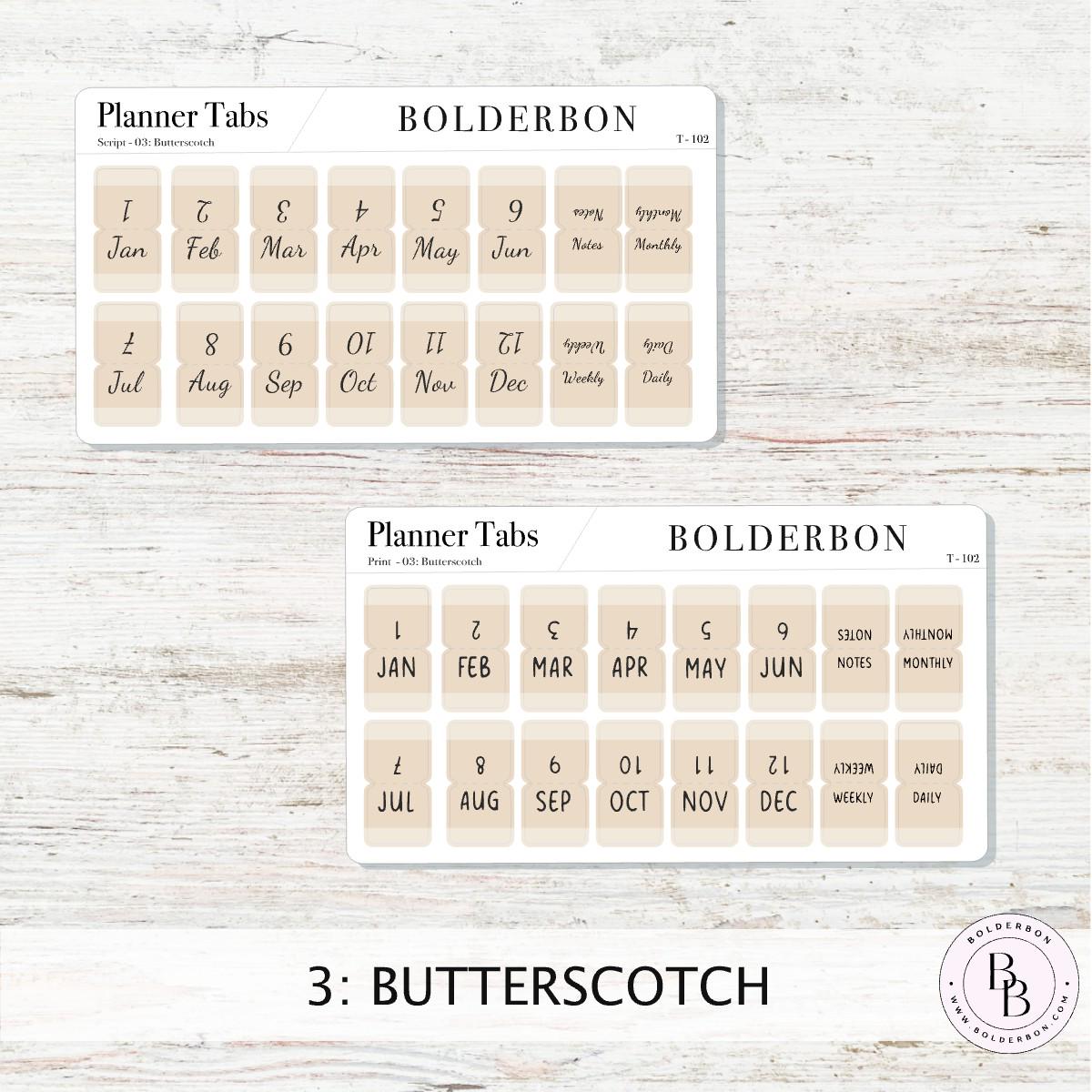 AESTHETIC PLANNER TABS || Hobonichi Tabs, Weeks, Cousin, A6, B6, Tab Dividers, Monthly Tabs, Tab Stickers, Divider Tabs, Colorful, Minimal