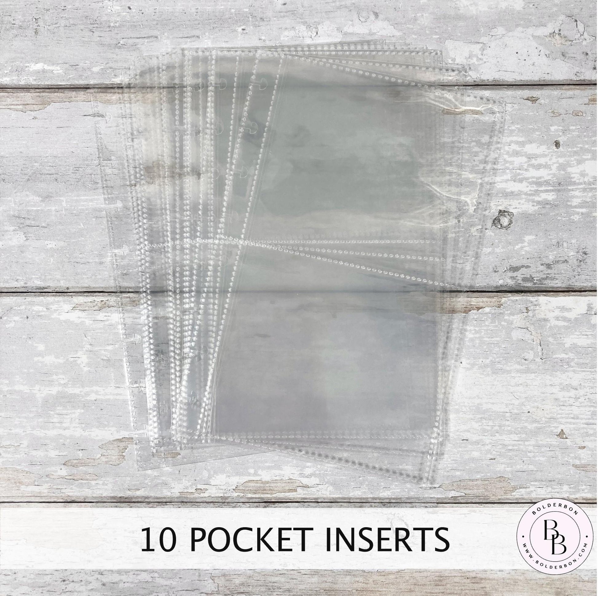 Disc Album - Double Pocket Inserts || Set of 10 Pocket refills for Discbound sticker album, Sticker storage, Planner stickers, Journal