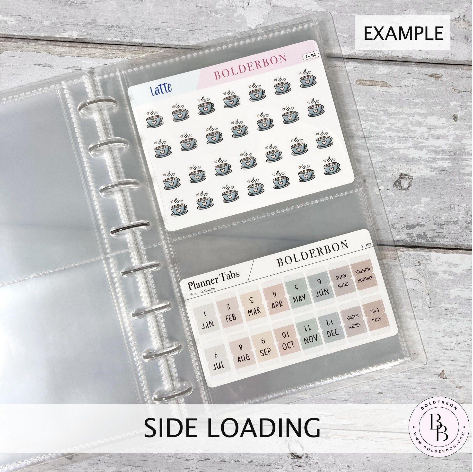 Disc Album - Double Pocket Inserts || Set of 10 Pocket refills for Discbound sticker album, Sticker storage, Planner stickers, Journal