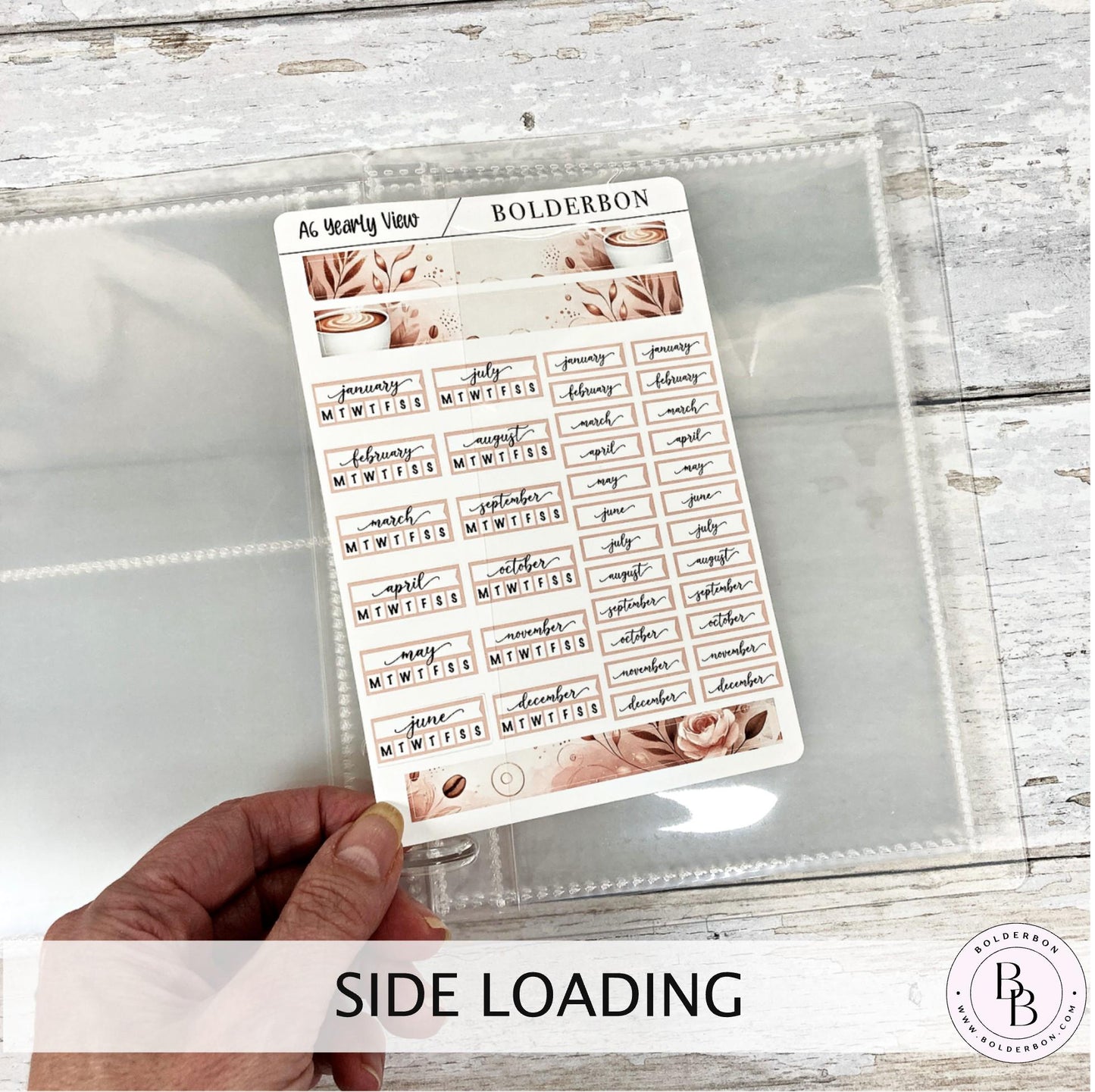 DISC ALBUM with sleeves || B6 Cover Size, Discbound Album, Sticker Storage, Journal Card Holder, Photo, Prints