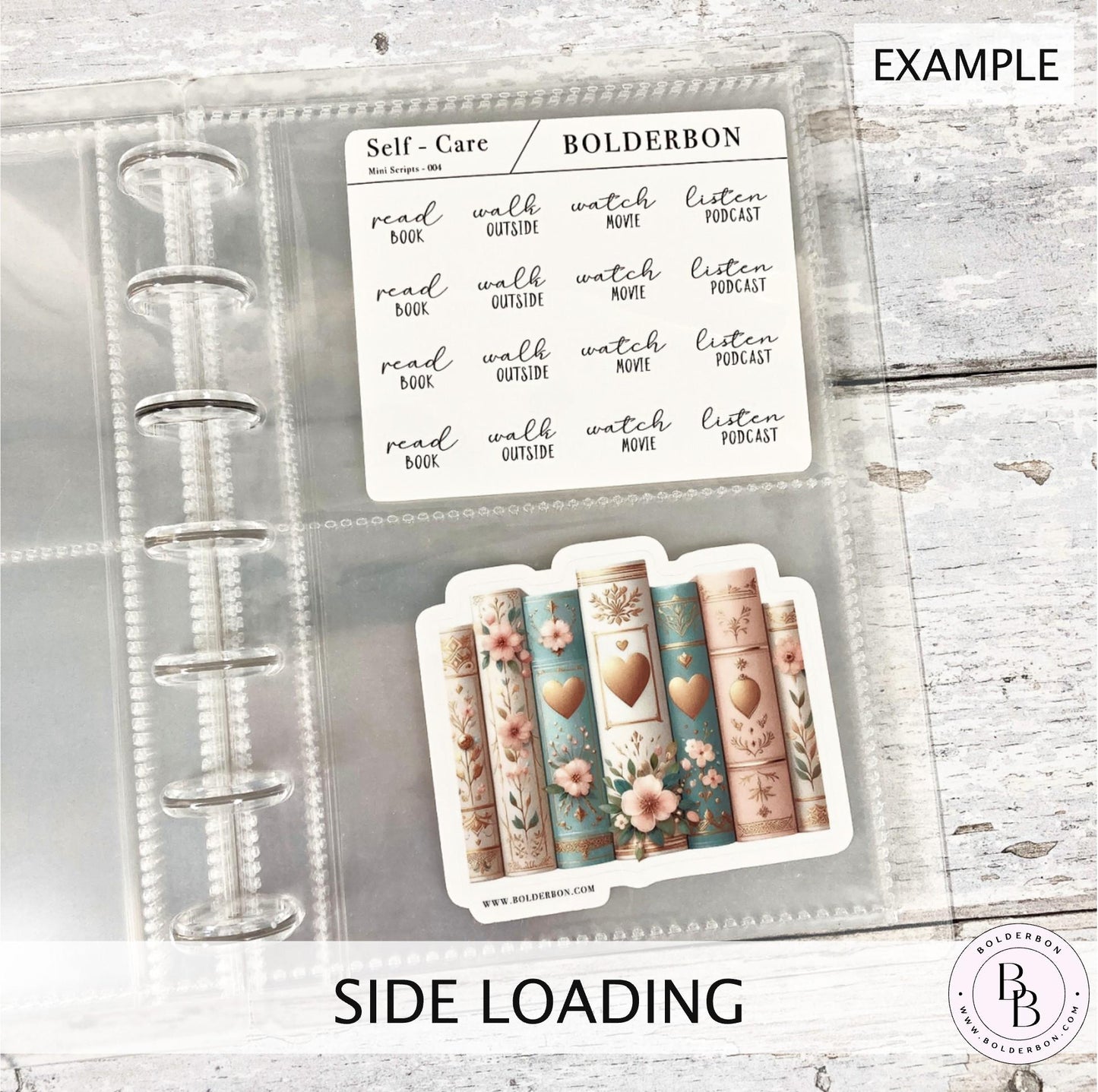 Disc Album - Double Pocket Inserts || Set of 10 Pocket refills for Discbound sticker album, Sticker storage, Planner stickers, Journal