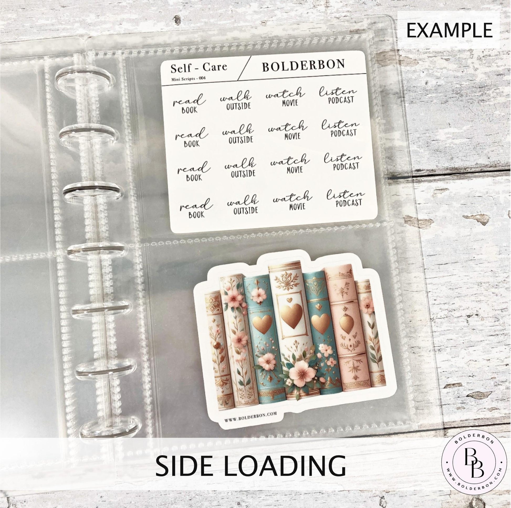 Disc Album - Double Pocket Inserts || Set of 10 Pocket refills for Discbound sticker album, Sticker storage, Planner stickers, Journal