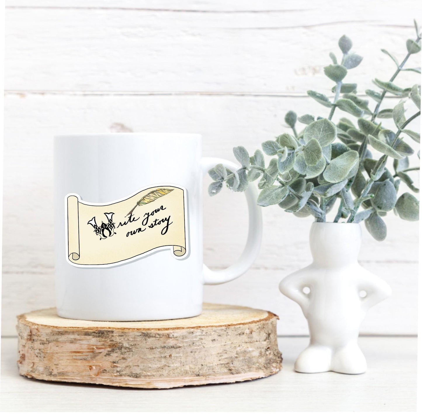 Write Your Own Story Scroll || Book Lover Gift, Perfect for Writer, Author, Planners, Laptops, Journals, Scrapbooking and Craft Projects