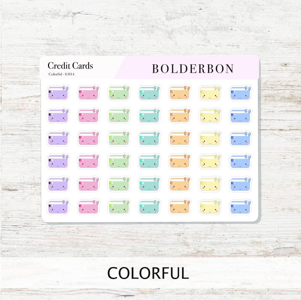 CREDIT CARD || Icon Planner Stickers