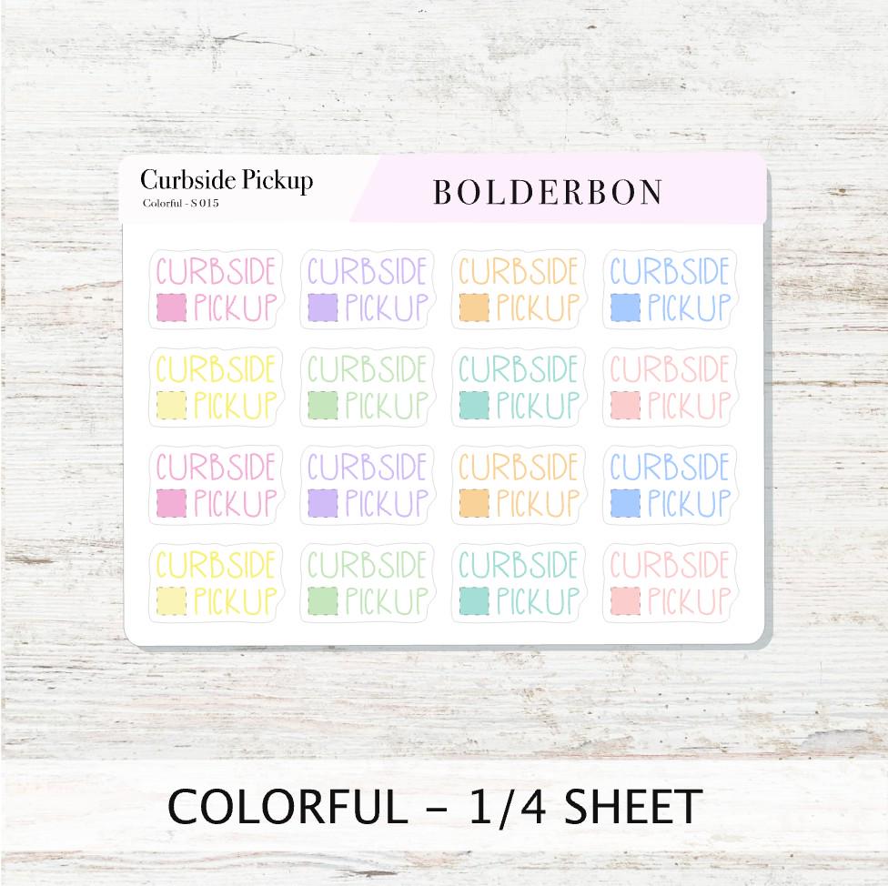 CURBSIDE PICKUP || Cute Planner Stickers