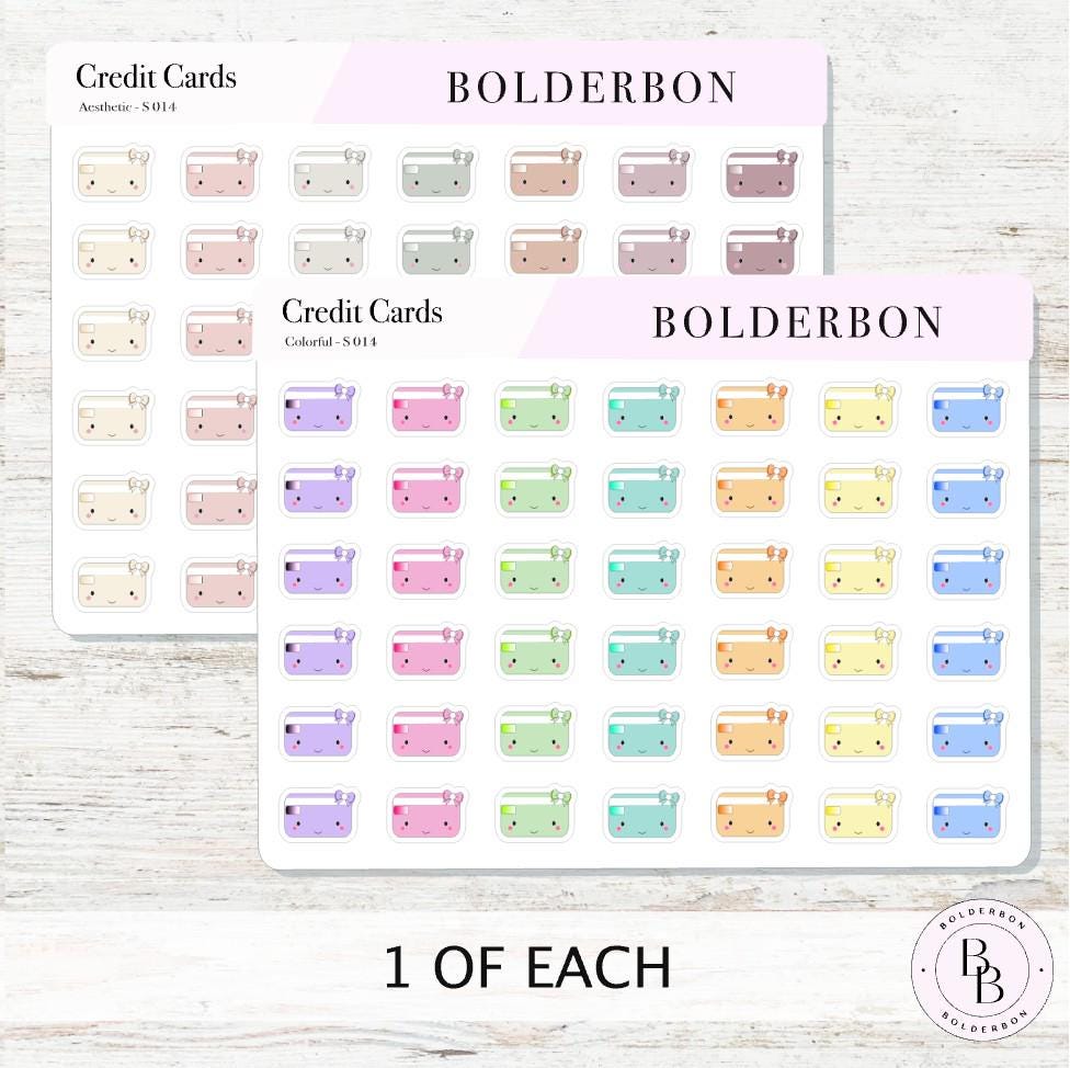 CREDIT CARD || Icon Planner Stickers