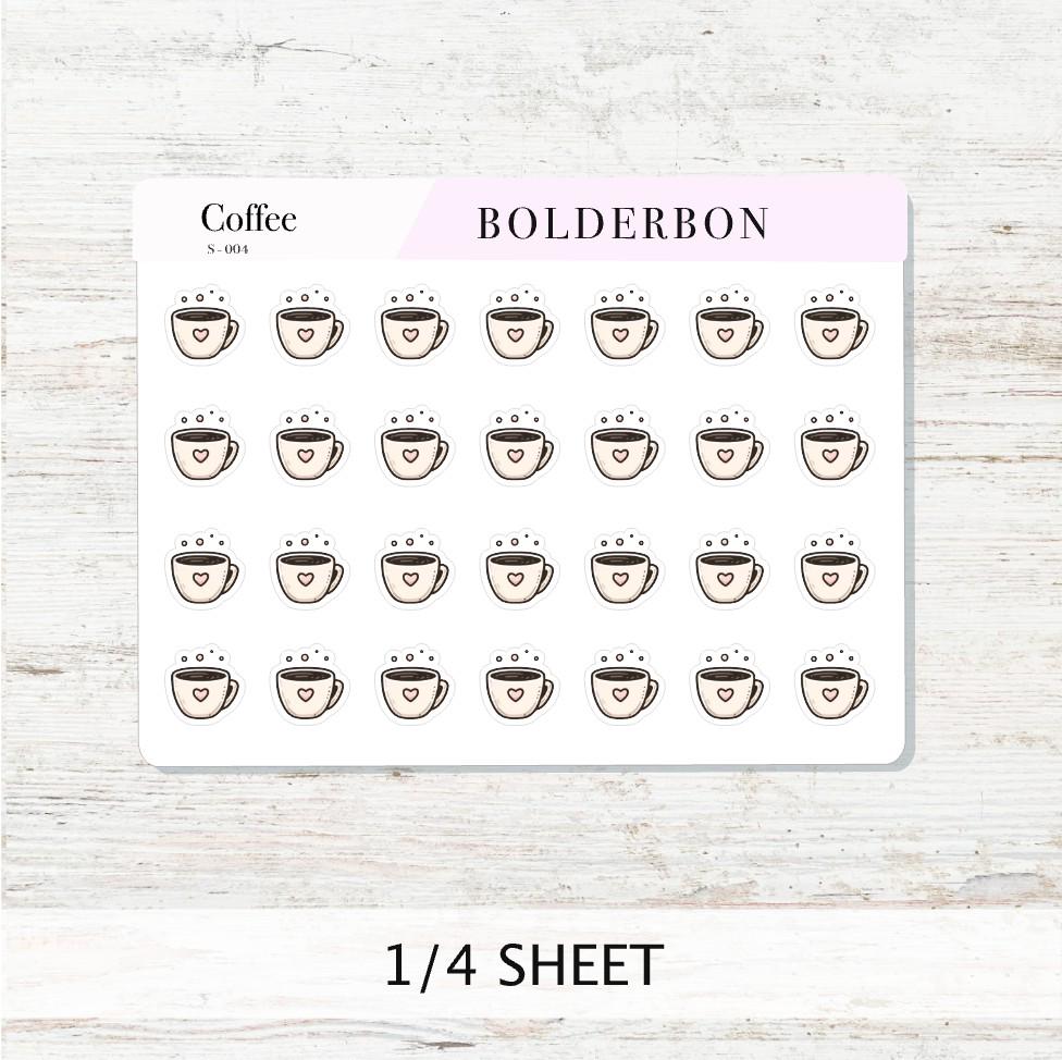 COFFEE Icon Stickers || Planner Stickers
