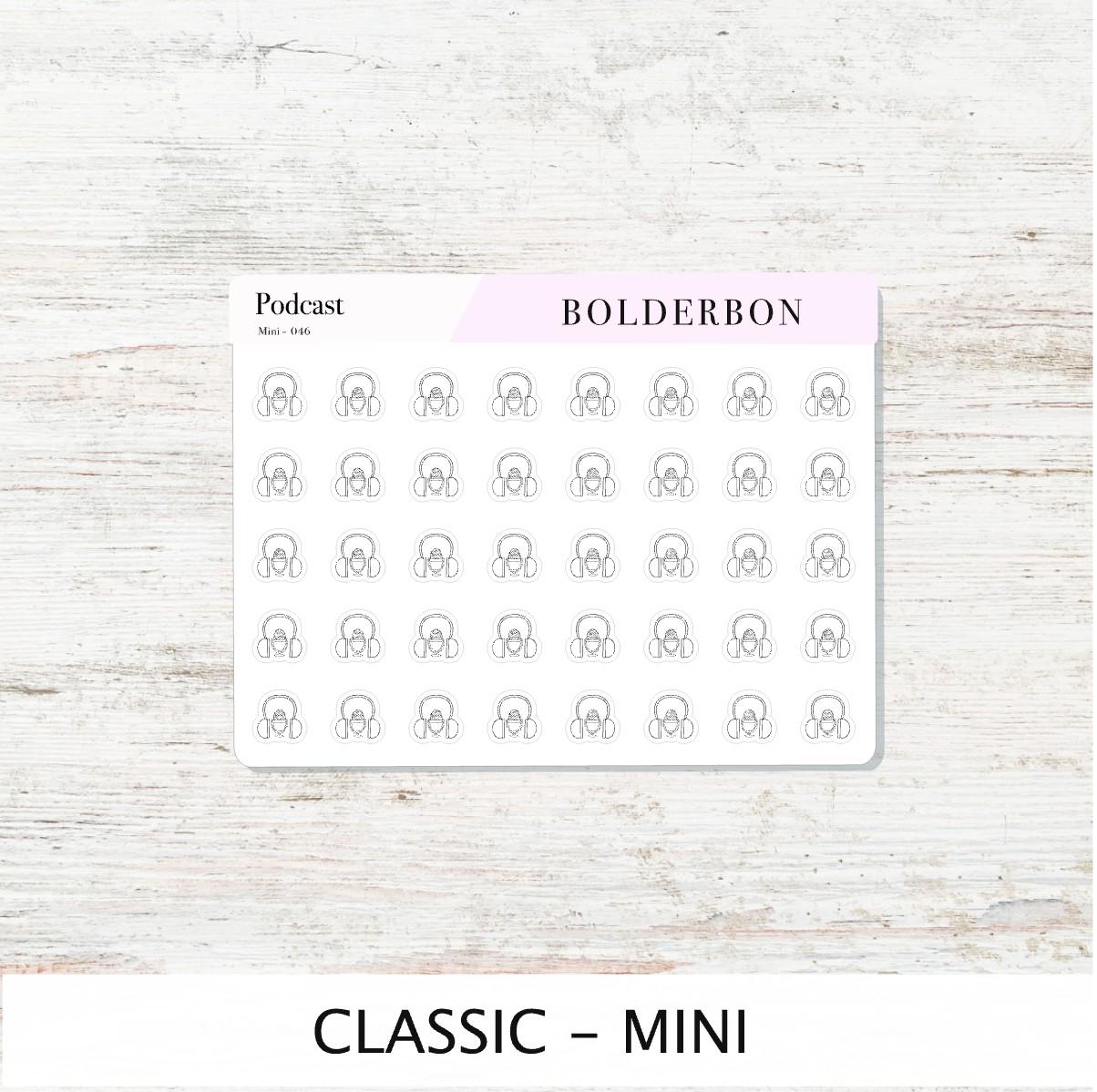 PODCAST Stickers || Podcasting, YouTube + Voiceover Icon Labels for Planners, Journals, or Content Creators
