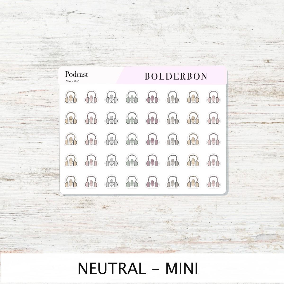 PODCAST Stickers || Podcasting, YouTube + Voiceover Icon Labels for Planners, Journals, or Content Creators