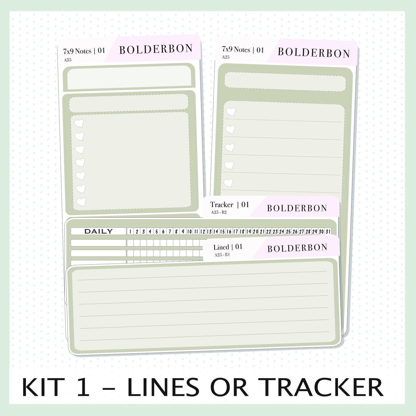 7x9 Notes Kit EC Bouquet || For 2025/2026 Erin Condren Planners • Dashboard • Vertical • Daily Duo • Hourly • Compact Vertical • Horizontal