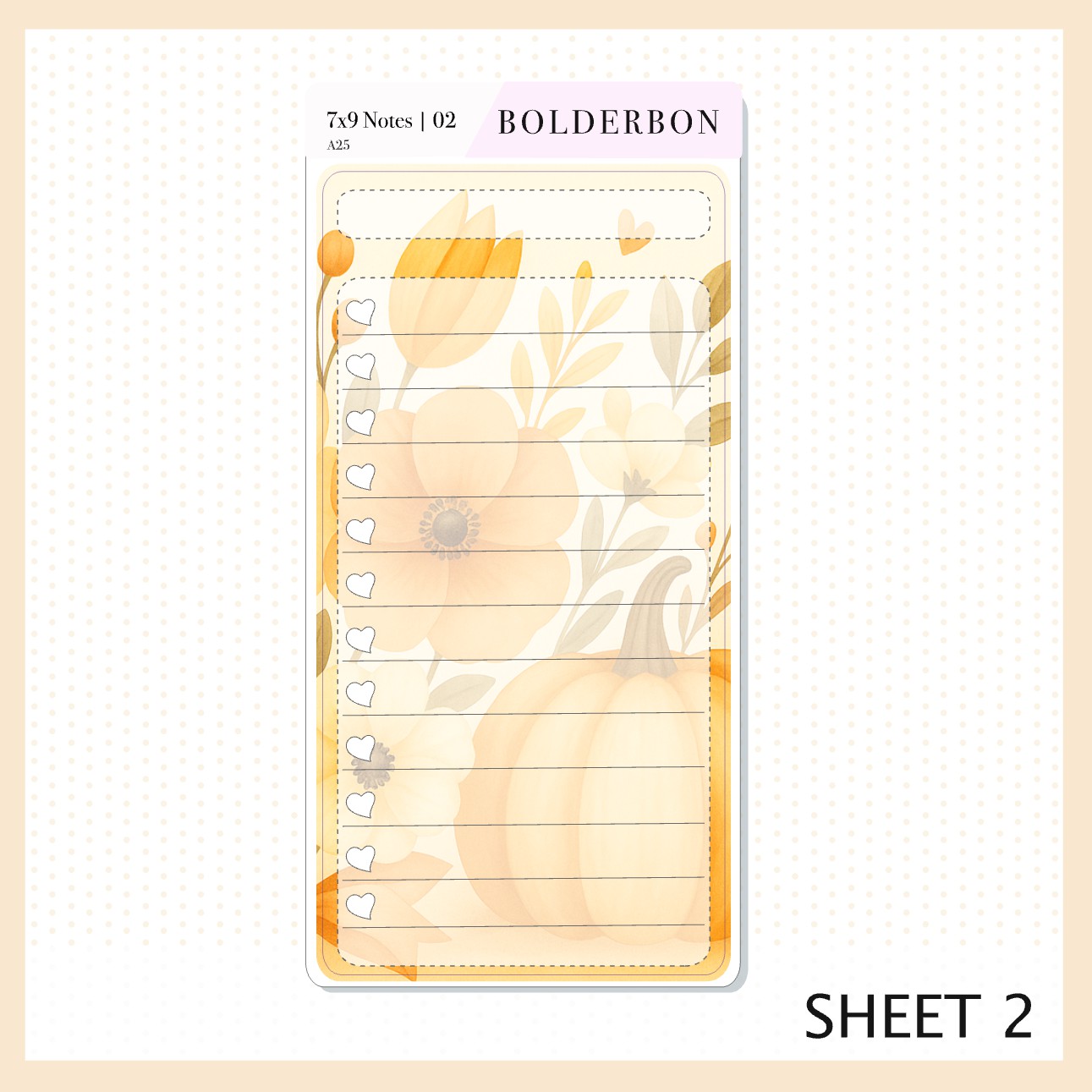 NEW OCTOBER 7x9 Notes Kit || 2025/2026 Planner Sticker Kit for Erin Condren Planners, Autumn Light