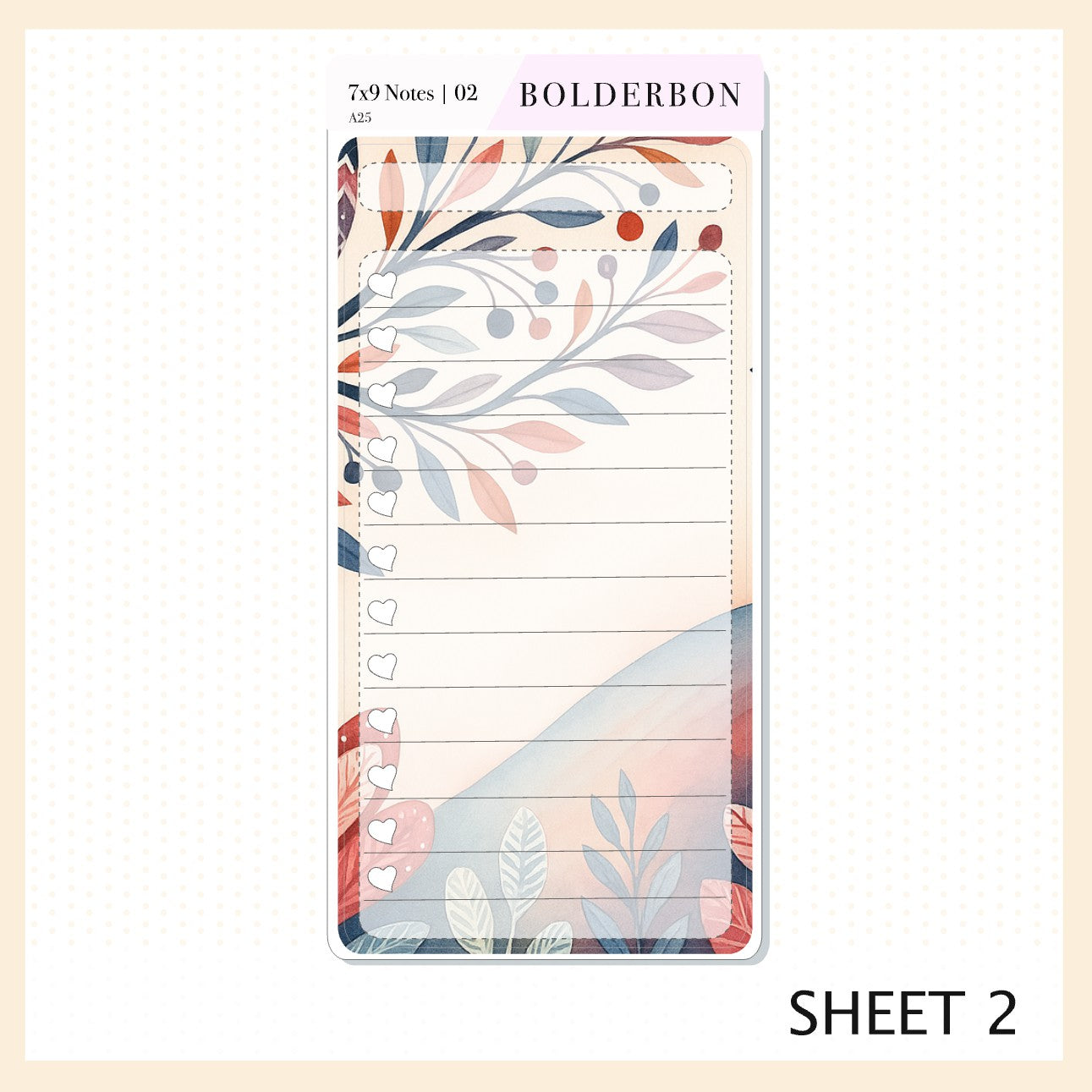 NEW SEPTEMBER 7x9 Notes Kit || 2025/2026 Planner Sticker Kit for Erin Condren Planners, Windsong