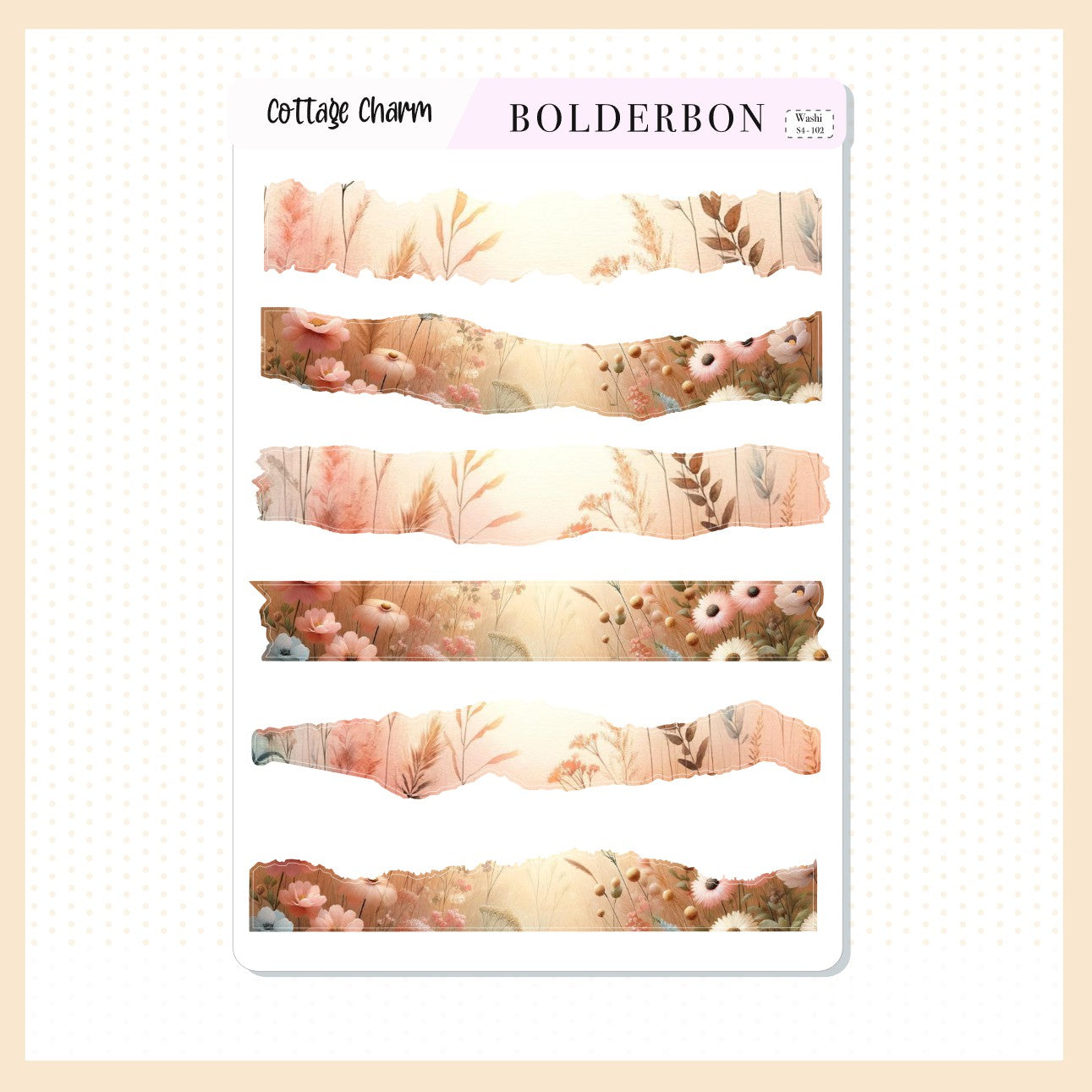 Washi Journal Stickers || Pieces of Spring