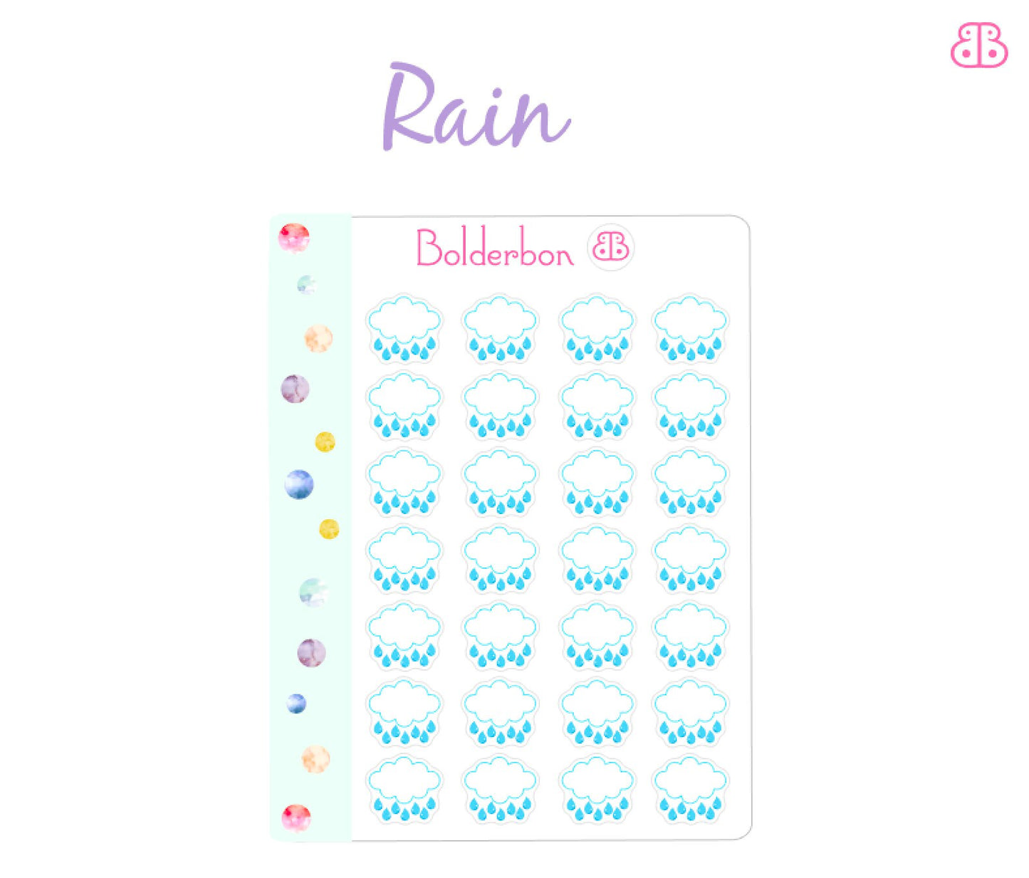WEATHER Planner Stickers